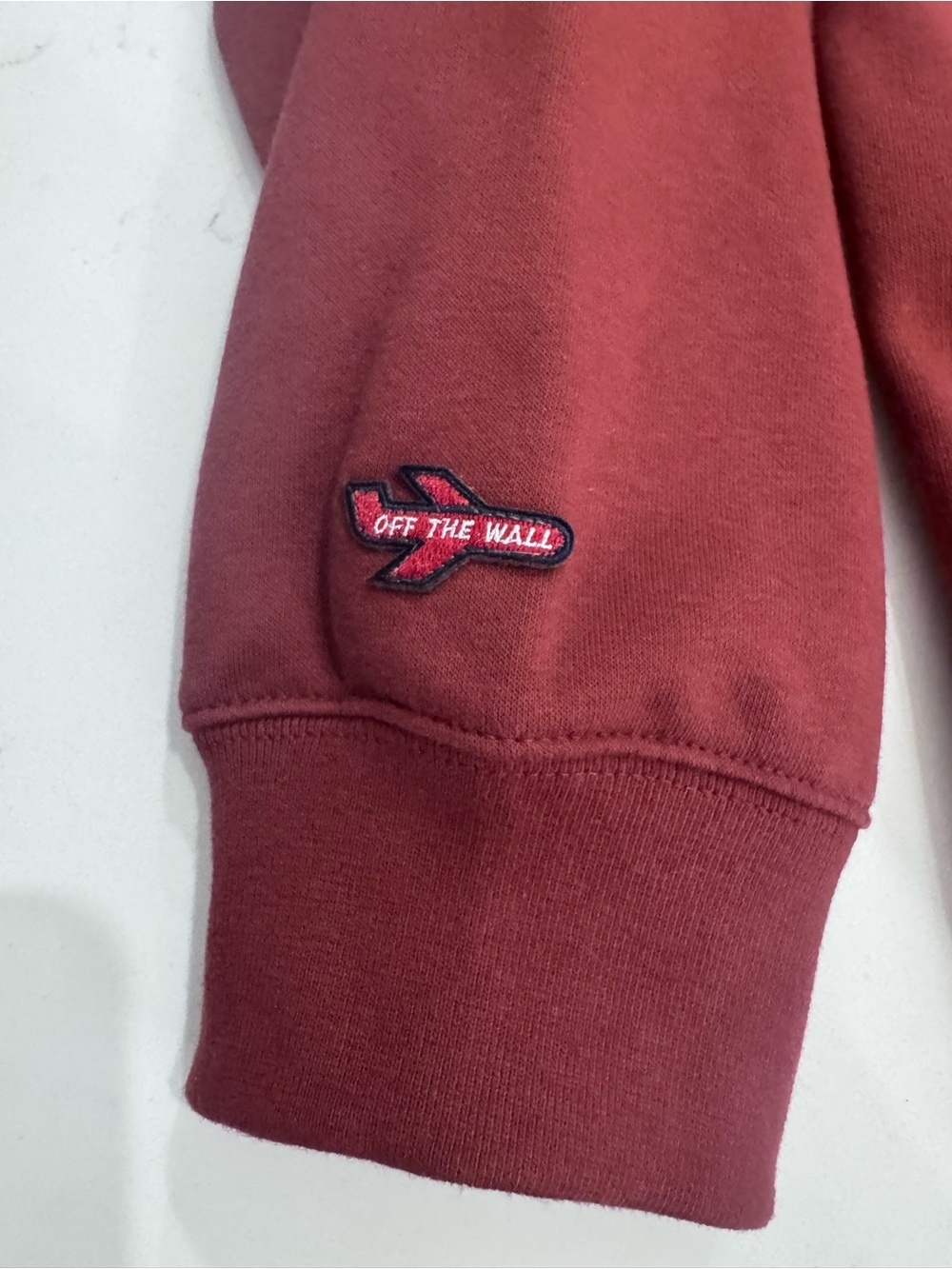 Vans Men's Brick Red 'Off The Wall' Graphic Hoodie - Picture 4 of 6